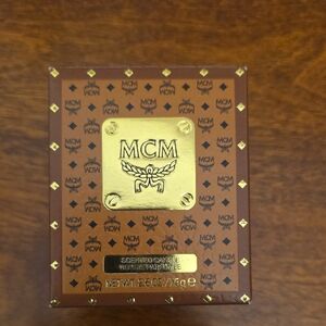 MCM Gold and Brown Scented Candle